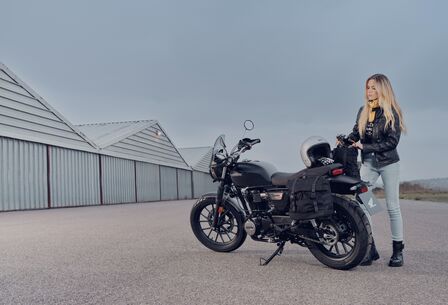 Rider on Honda CRF1100 Africa Twin Adventure Sport in Iceland.